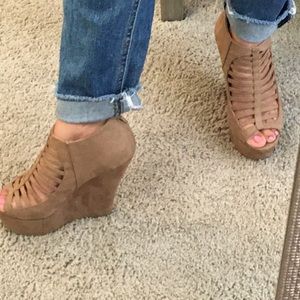 Madden Girl Warped Wedge Sandals